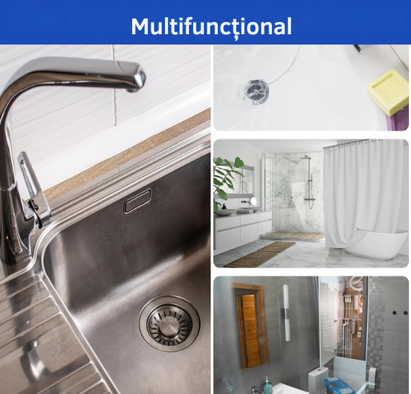 Filtru Adeziv pentru Colectarea Părului – Protecție Anti-Înfundare pentru Scurgere (5m x 7cm)