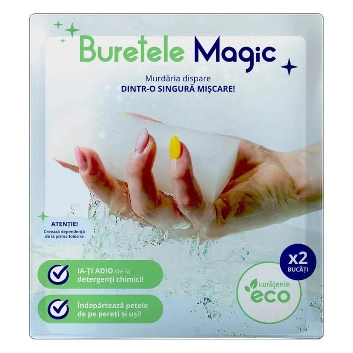 🧼 Burete Magic pentru Pete – Curățare Rapidă Fără Chimicale